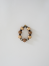 Brown and gold chunky bracelet.