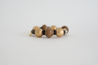 Brown and gold chunky bracelet.