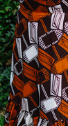 Brown and orange geometric pattern